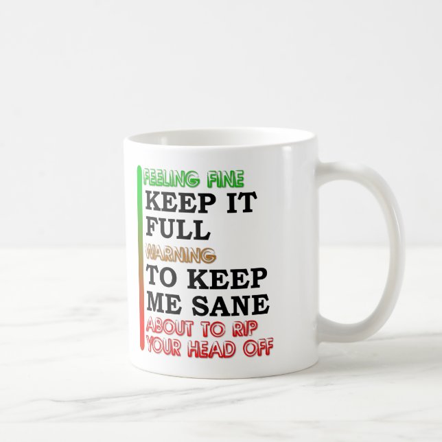 Lustiger Kaffeemessbecher Kaffeetasse (Rechts)