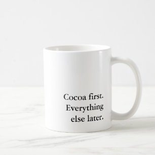 Lustiger Kakaoliebhaber Weihnachtsfeiertag Introve Kaffeetasse