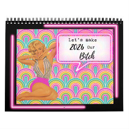 Lustiger Kalender für sie Geschenk Freund Retro Vi