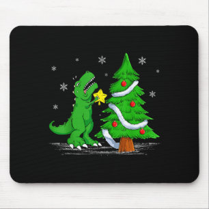 Lustiger Kampf Ist Echt Dinosaurier T-rex Dino Wei Mousepad