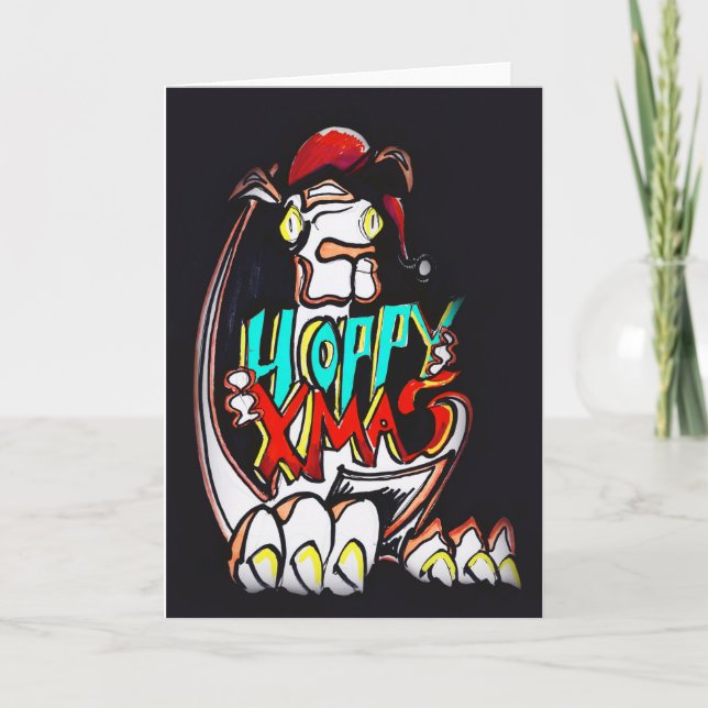 lustiger Känguru, hopfenreiches Weihnachten (Vorderseite)