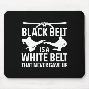 Lustiger Karate-Schwarzgurt Für Männer Frauen Taek Mousepad