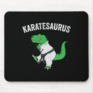 Lustiger Karate T Rex Dinosaur Süßer Dino Kampfspo Mousepad