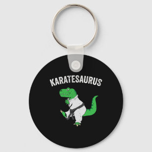 Lustiger Karate T Rex Dinosaur Süßer Dino Kampfspo Schlüsselanhänger