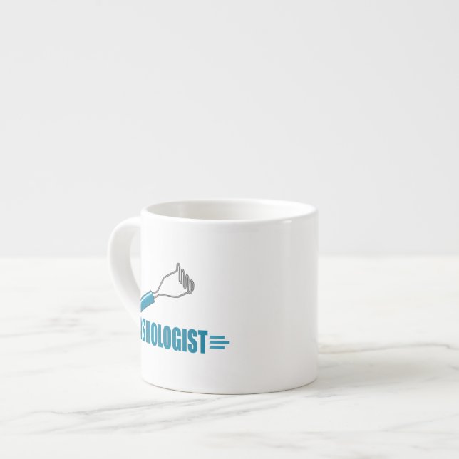 Lustiger Kartoffel-Stampfer Espressotasse (Vorderseite Links)