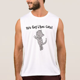 Lustiger Katzen-T - Shirt dieser Typ mag Katzen-T