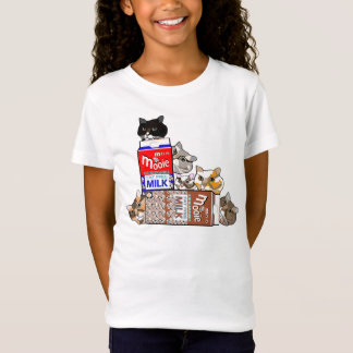 Lustiger Katzen-u. Kakao-KinderT - Shirt