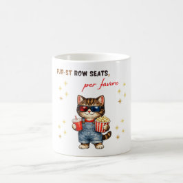 Lustiger Katzenbecher Filmnacht Kaffeetasse