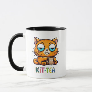 Lustiger Katzenbecher, Kitty Pun Humor-Geschenk Te Tasse