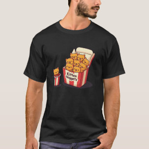 Lustiger Katzenbesitzer Kitten Nuggets Essen Worts T-Shirt