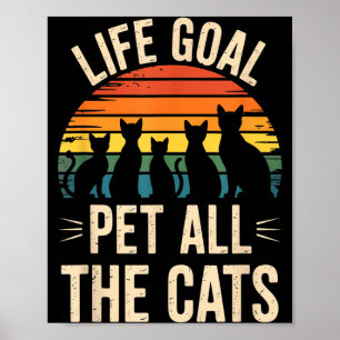 Lustiger Katzeneltern-Tierarzt-Tech-Veterinärlabor Poster