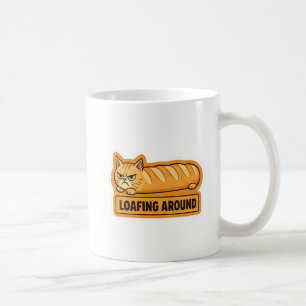 Lustiger Katzengarage-Brot Kaffeetasse