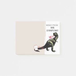 Lustiger Katzenkratzer schreiender T-rex Post-it Klebezettel