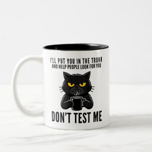 Lustiger Katzenliebhaber-Kaffee Zweifarbige Tasse