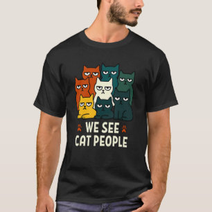 Lustiger Katzenwitz Humor Für Männer Frauen T-Shirt
