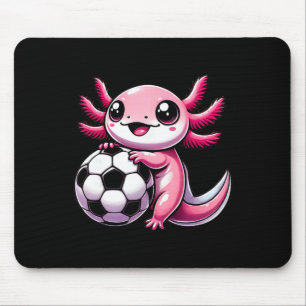 Lustiger Kawaii Axolotl Fußball Mousepad