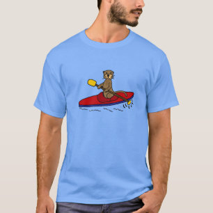 Lustiger Kayaking Otter T-Shirt