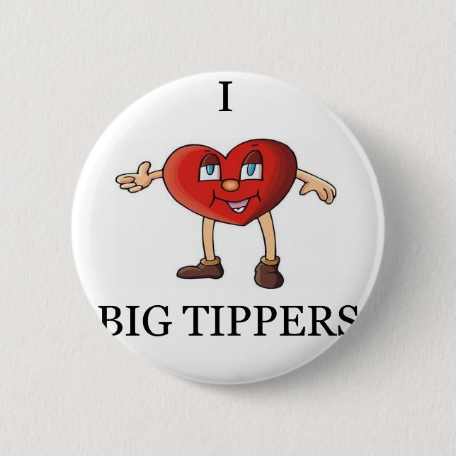 lustiger Kellnerinwitz Button (Vorderseite)