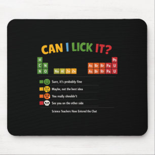 Lustiger Kinderlehrer Kann ich es lecken Periodens Mousepad