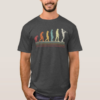 Lustiger Klarinettenspieler Evolution Musiker Retr T-Shirt