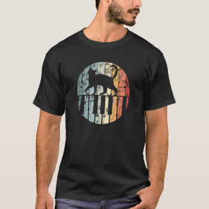 Lustiger Klavier Katzenliebhaber Keyboardspieler H T-Shirt