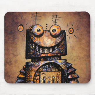 Lustiger kleiner Roboter Mousepad