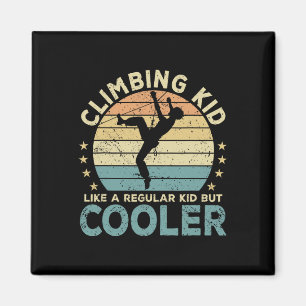 Lustiger Kletterkind-Kletterer Magnet