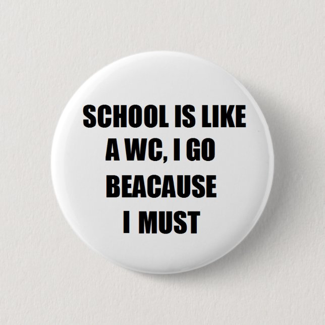 Lustiger Knopf Button (Vorderseite)