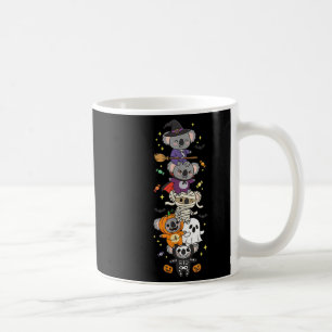 Lustiger Koala Hexen Vampir Geist Halloween Kinder Kaffeetasse