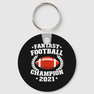 Lustiger Kommissar Fantasy Football Champion 2021 Schlüsselanhänger
