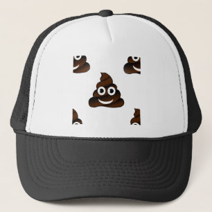lustiger Kot-Emoji Truckerkappe