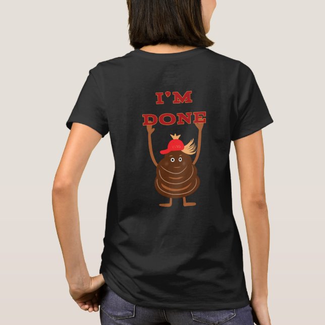 Lustiger Kot T-Shirt (Rückseite)