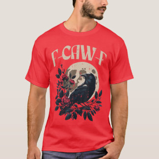 Lustiger Krähen-Meme-Krächz-Frauen-Jungen-Männer-M T-Shirt
