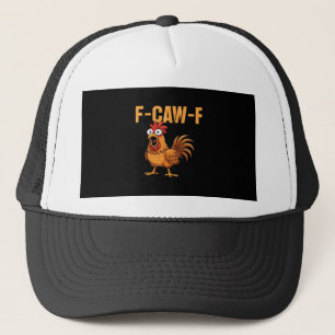 Lustiger Krähenhumor Gothic F-Caw-F Truckerkappe