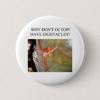 lustiger Krakenwitz Button