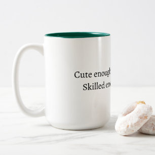 Lustiger Krankenpfleger-Zitat-Becher Zweifarbige Tasse