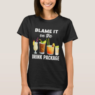 Lustiger Kreuzfahrt Humor Gib's dem Getränkepaket T-Shirt