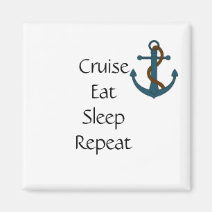 Lustiger Kreuzfahrt-Türmagnet Stateroom Essen Wied Magnet