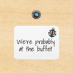 Lustiger Kreuzfahrt-Türmarker Wahrscheinlich beim  Magnet