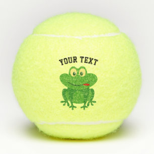 Lustiger Krötenfrosch-Maskottchen Tennisbälle