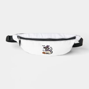 Lustiger Kürbis-Fledermaus-Hexen-Kostenüm-Katze-Ha Bauchtasche