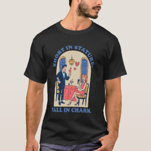 Lustiger kurzer König kurze Leute kleine kurze Jun T-Shirt