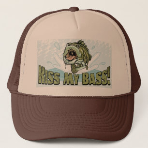 Lustiger Kuss meine Bass-Geschenk-Ideen für Truckerkappe