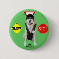 Lustiger Labrador-Hall-Monitor