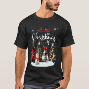 Lustiger Labrador Retriever Alles was ich zu Weihn T-Shirt