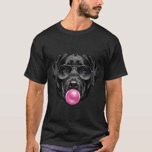 Lustiger Labrador Retriever bläst Bubble Gum Cool T-Shirt
