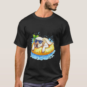 Lustiger Labrador Retriever Hund entspannt sich au T-Shirt