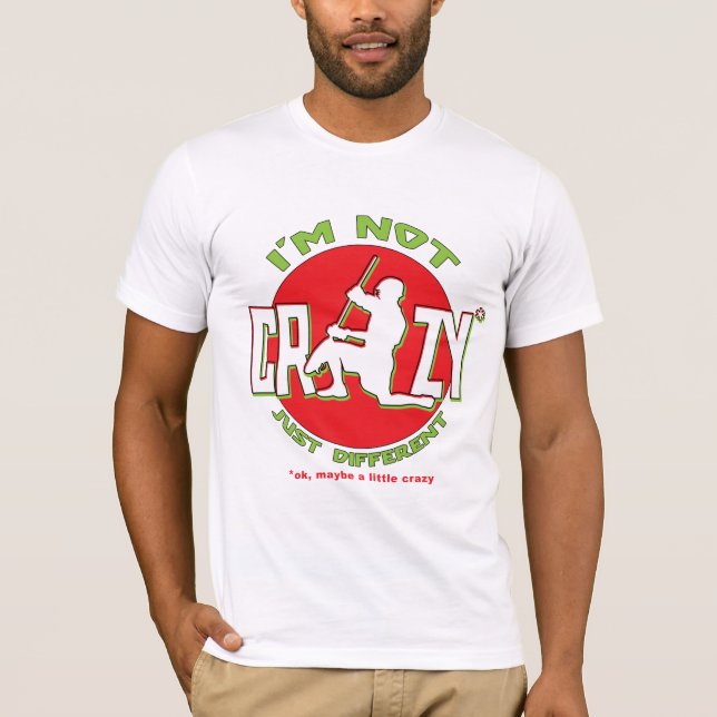 Lustiger Lacrossegoalie-T - Shirt (Vorderseite)