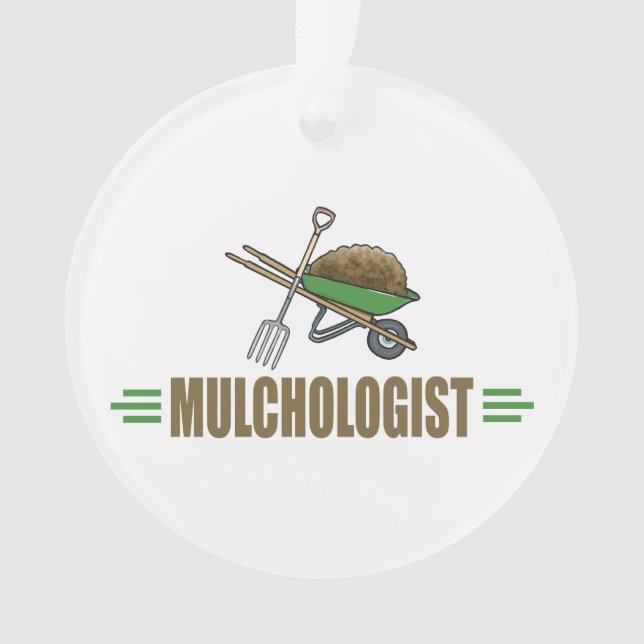 Lustiger Landschaftsgestalter Ornament (Vorderseite)