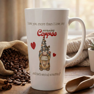 Lustiger Latte-Becher – Kaffeegnom-Geschenk für de Milchtasse